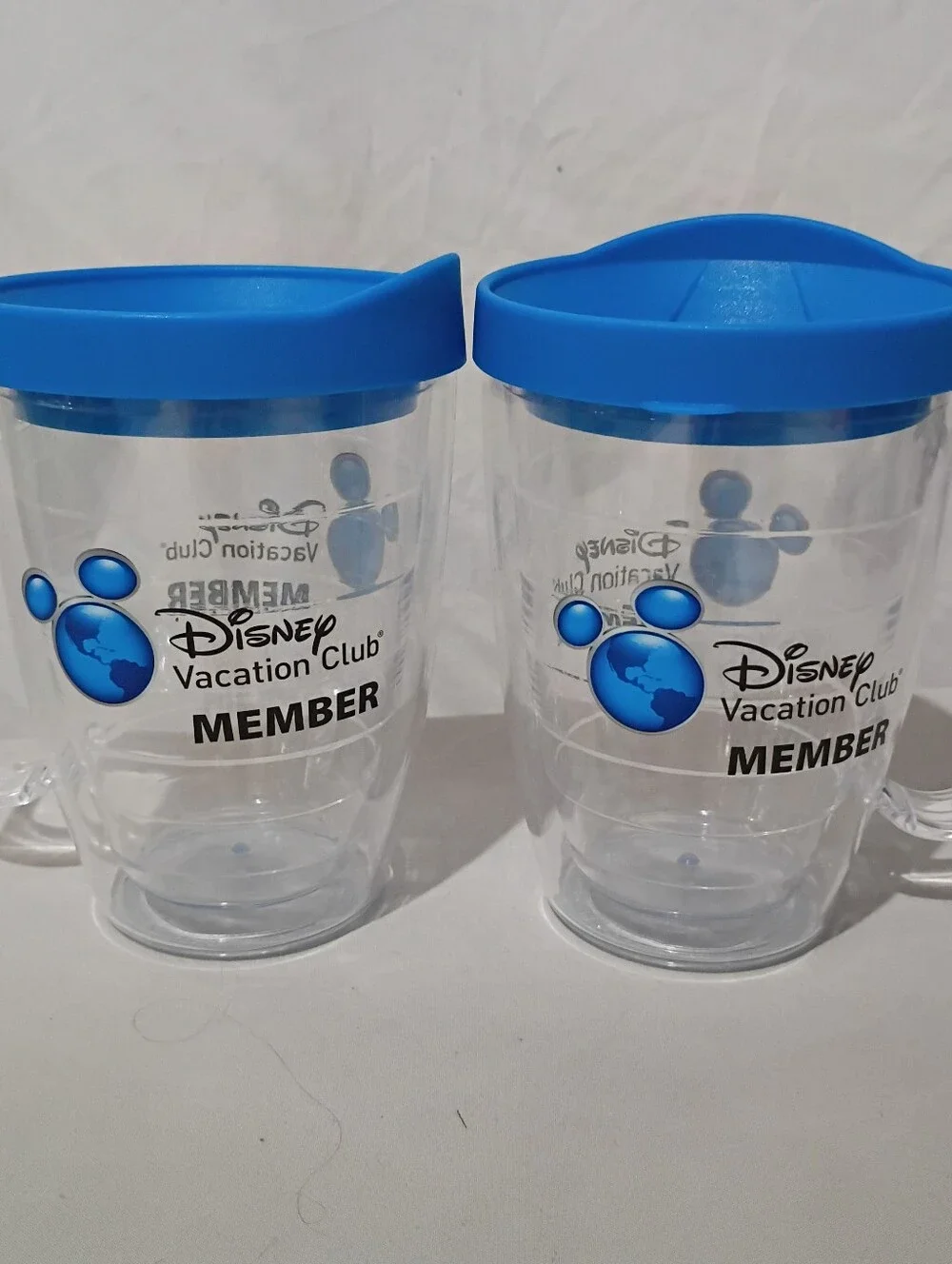 Disney Vacation Club Members cup and lid Set Of 2